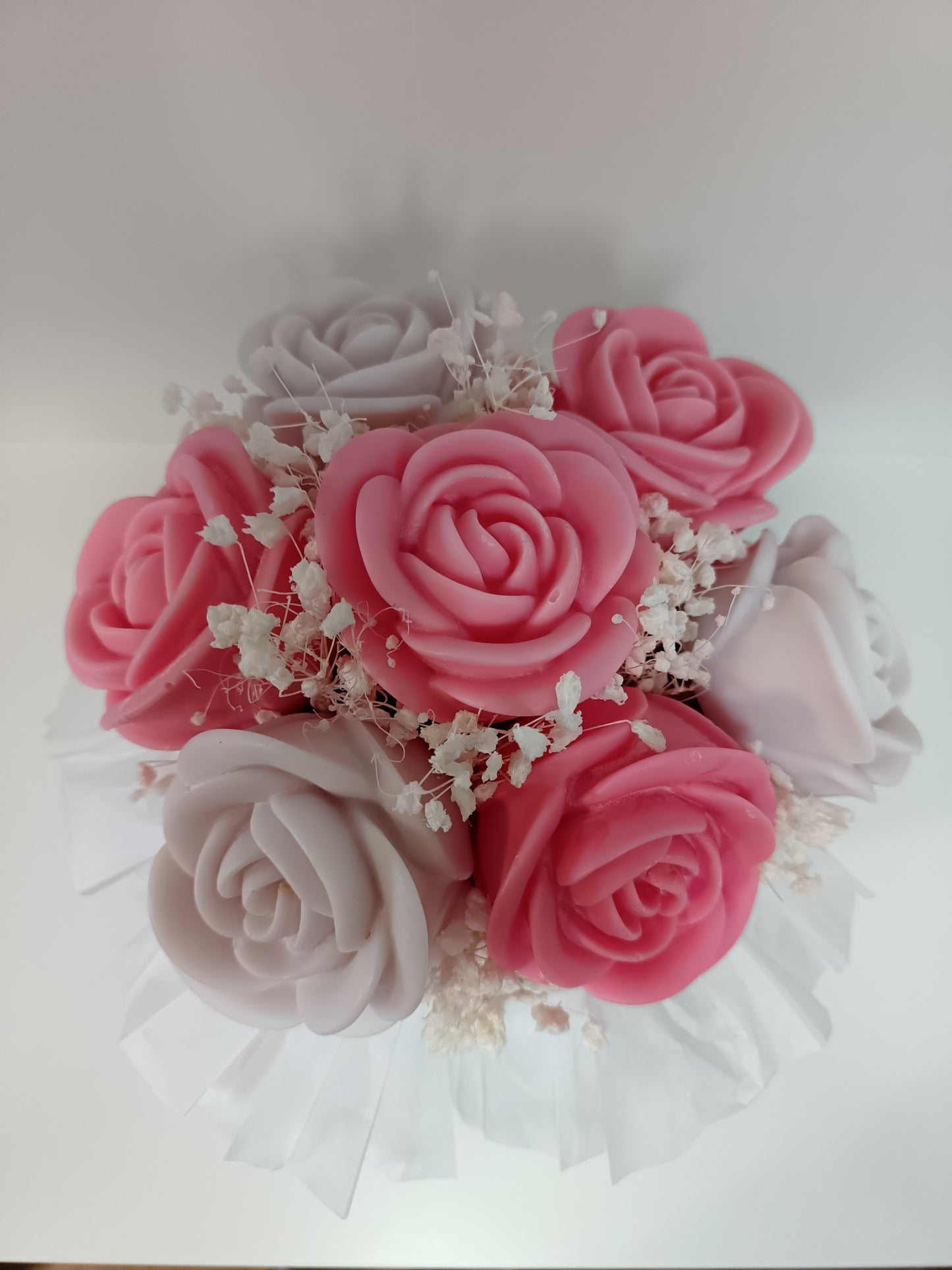 Bouquet parfumé Rose et Lila - Perce neige