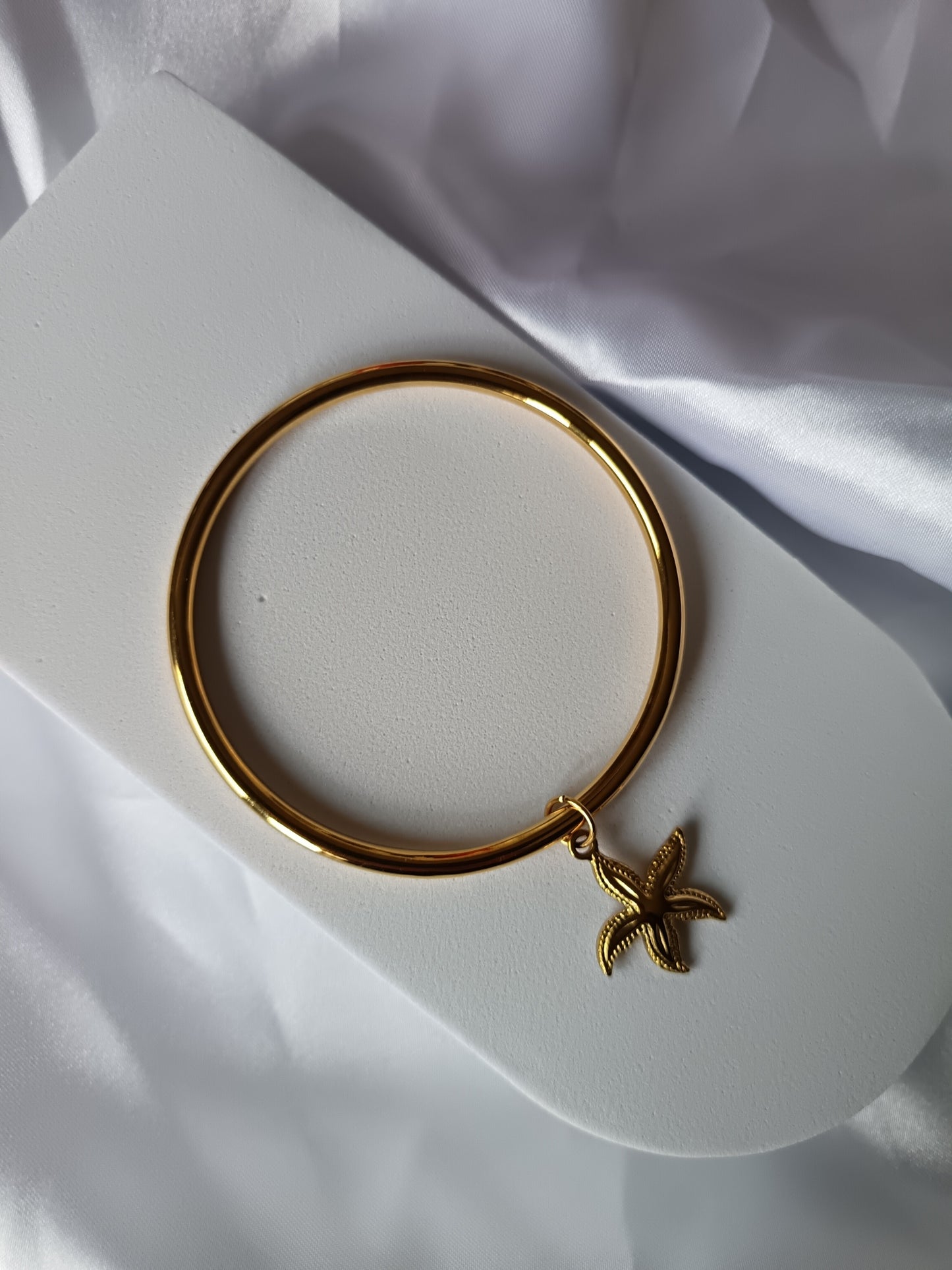BRACELET AGATA - Etoile de mer dorée