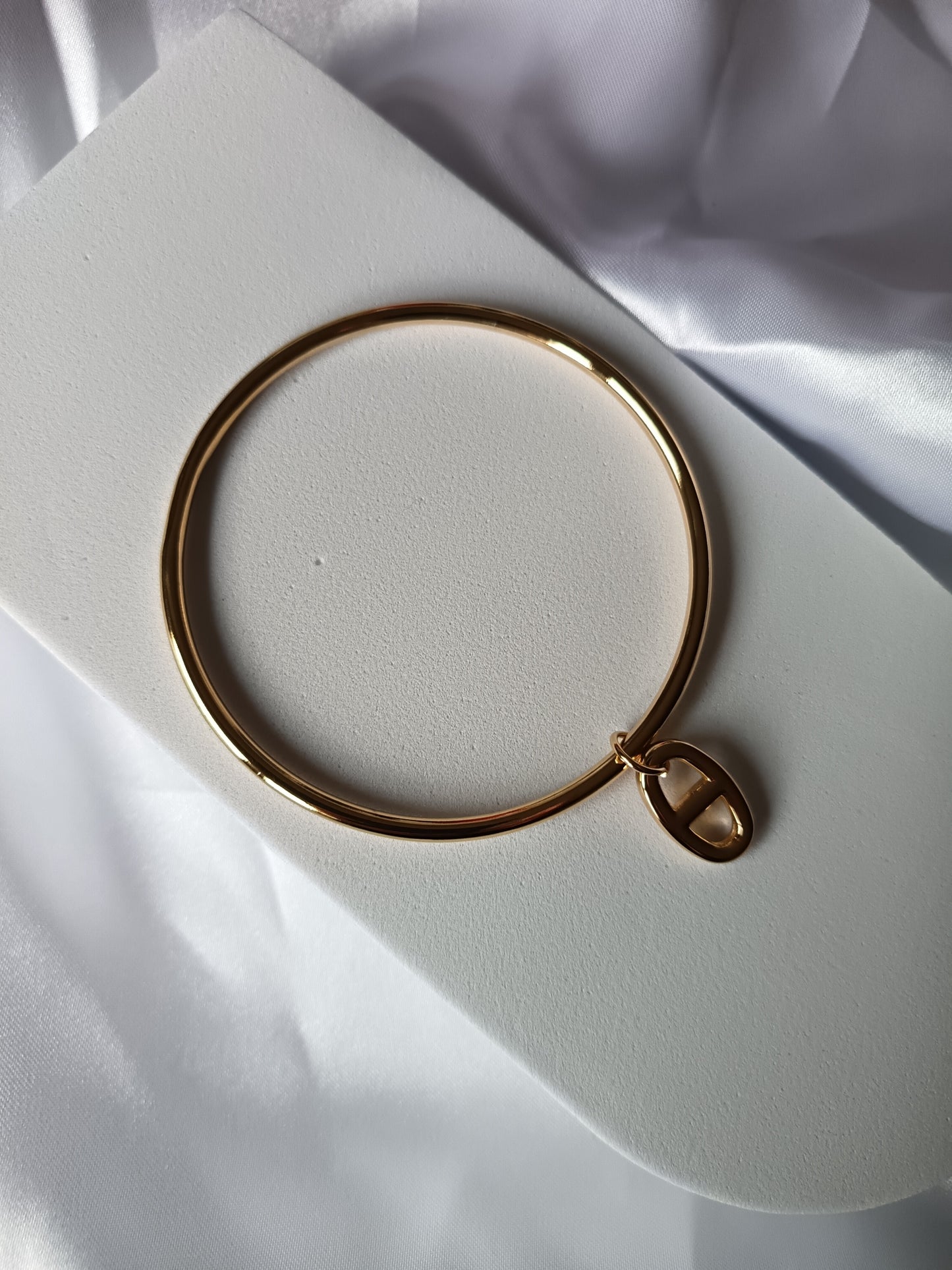 BRACELET AGATHA - Grain de café Or