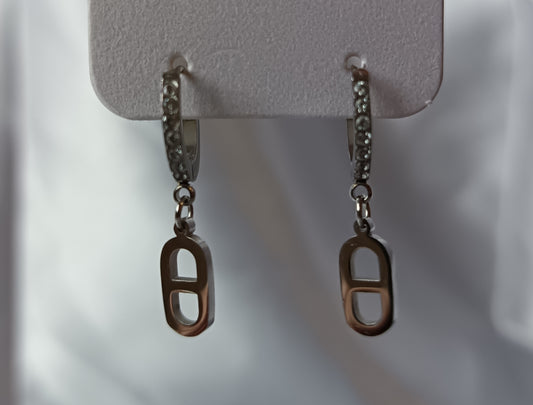 BOUCLE D'OREILLE GIORGIA- Argent