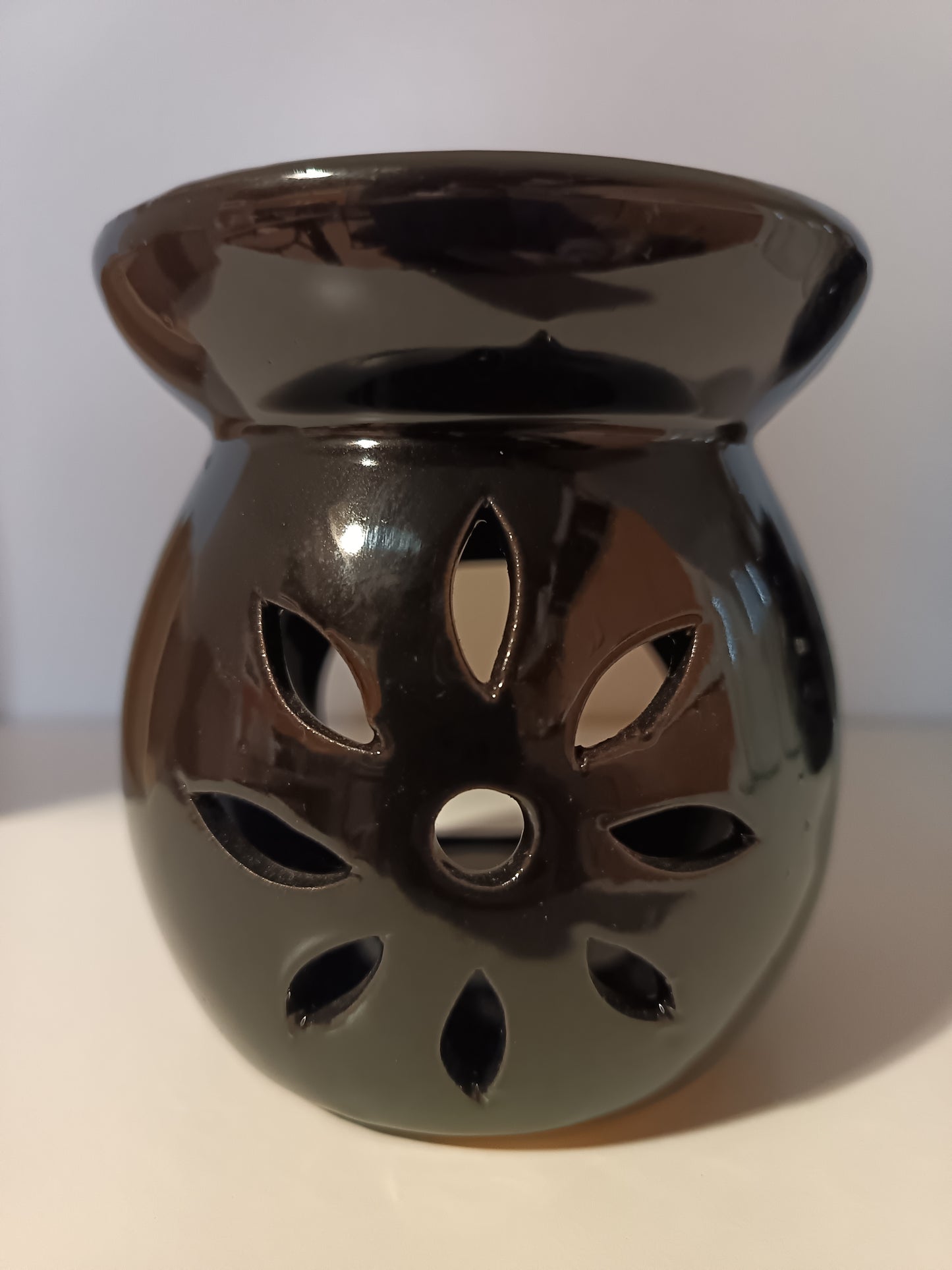 Brûleur - Motif Fleur noir