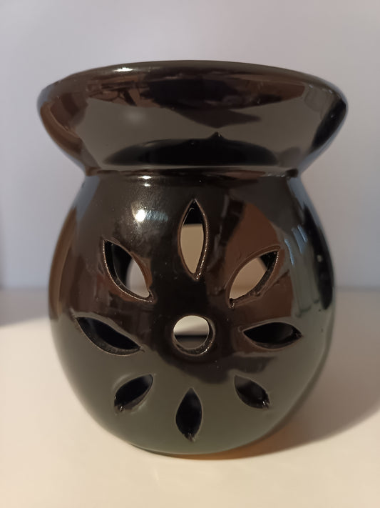 Brûleur - Motif Fleur noir