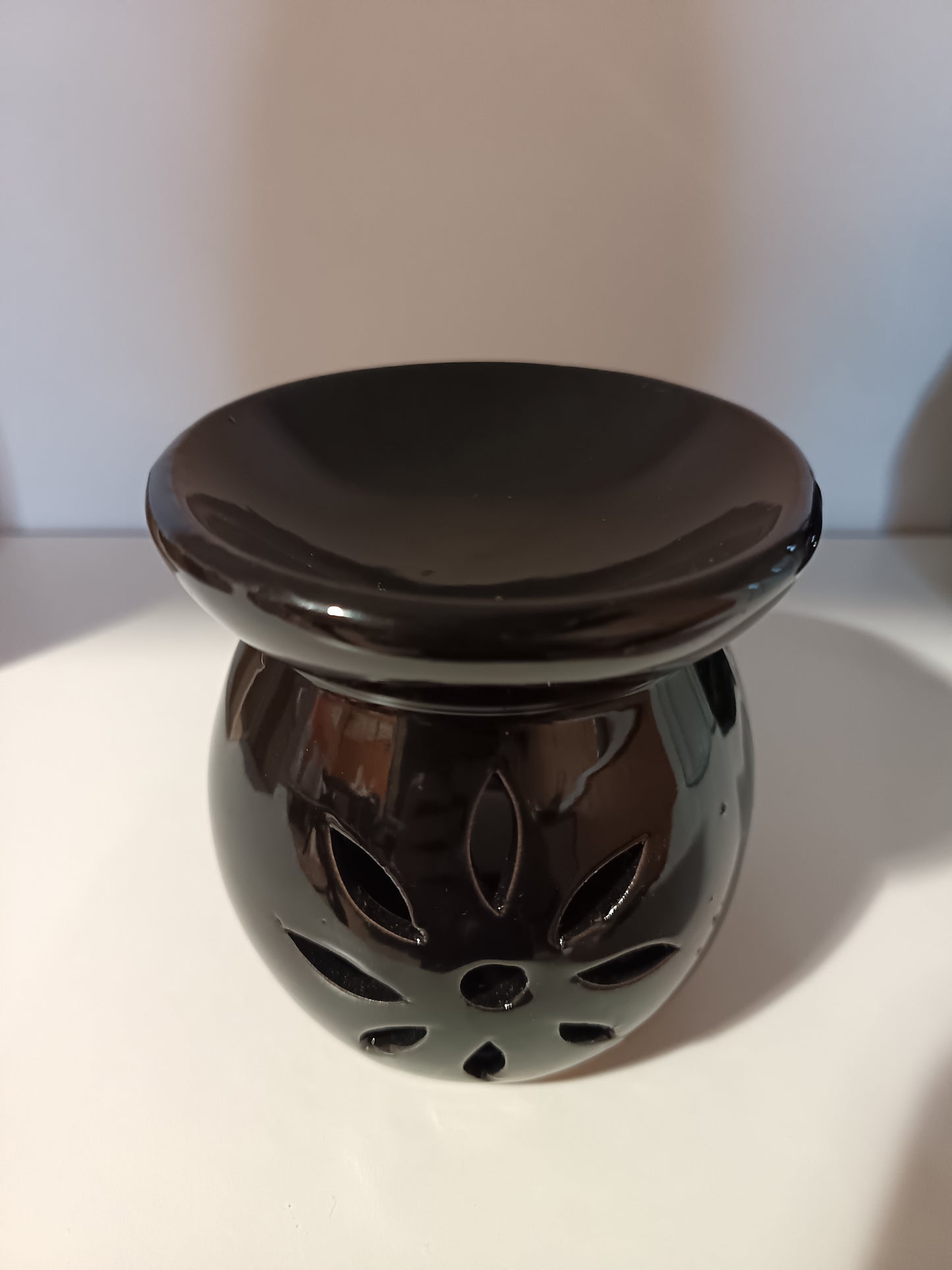 Brûleur - Motif Fleur noir