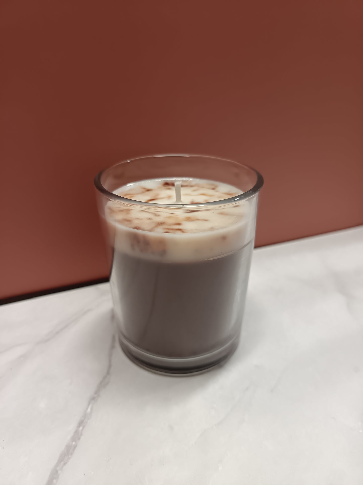 Bougie minimaliste - Moccacino de Noël