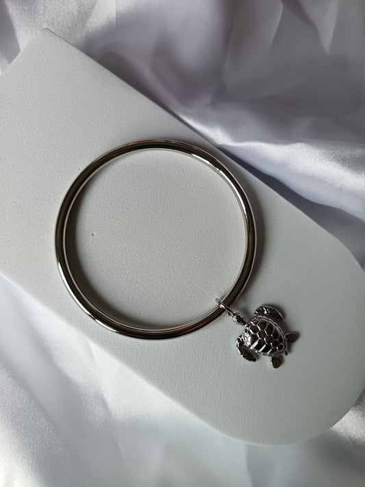 BRACELET AGATHA - Tortue argent